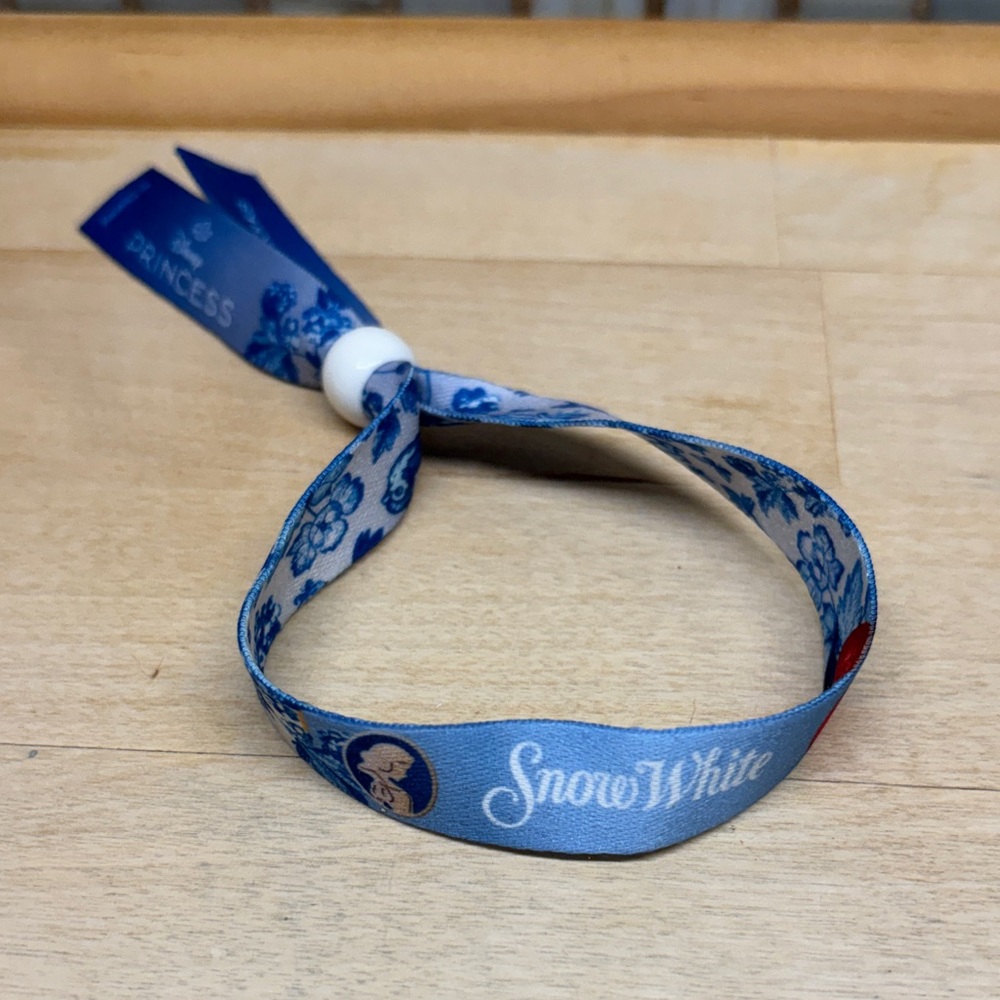 Disney Snow White Blue Bracelet Ribbon